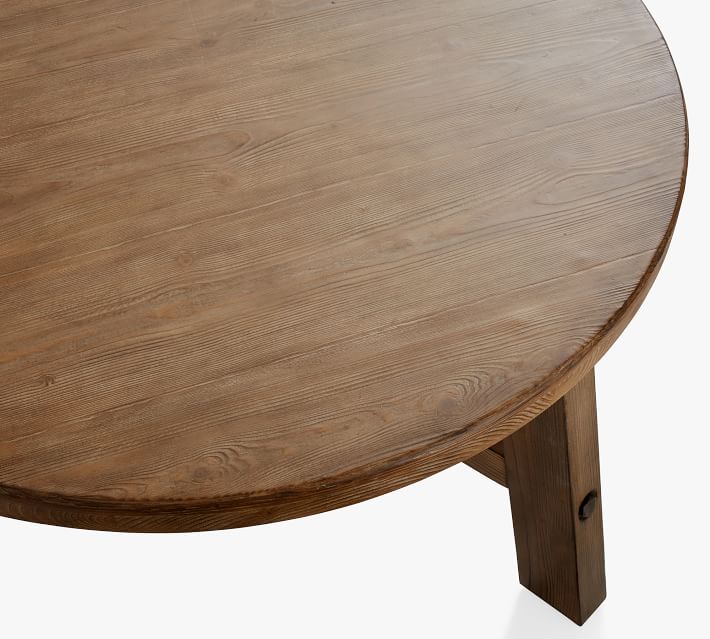 Rustic Farmhouse Round Coffee Table
