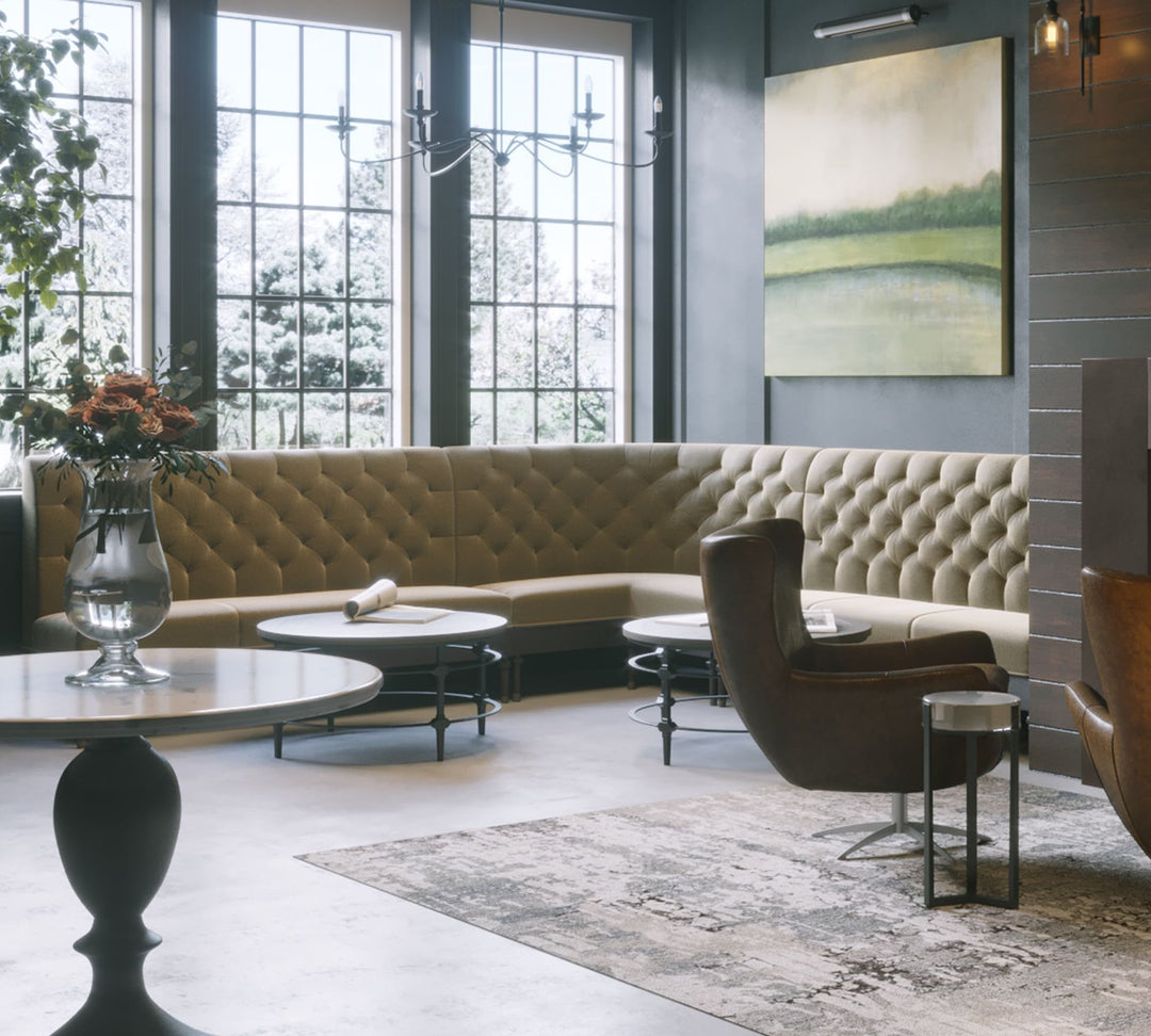 Hayworth Upholstered Banquette Triple Seat