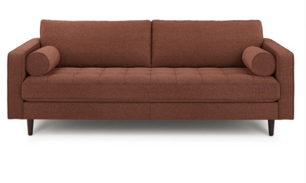 Sven 88" Tufted Sofa Ratine Oxide