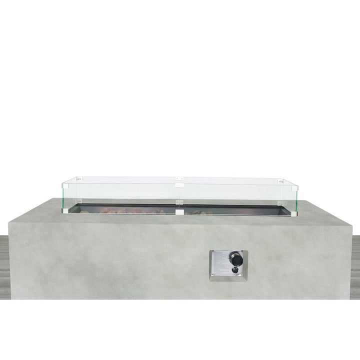 Abigale Fiber Reinforced Concrete Outdoor Fire Pit Table