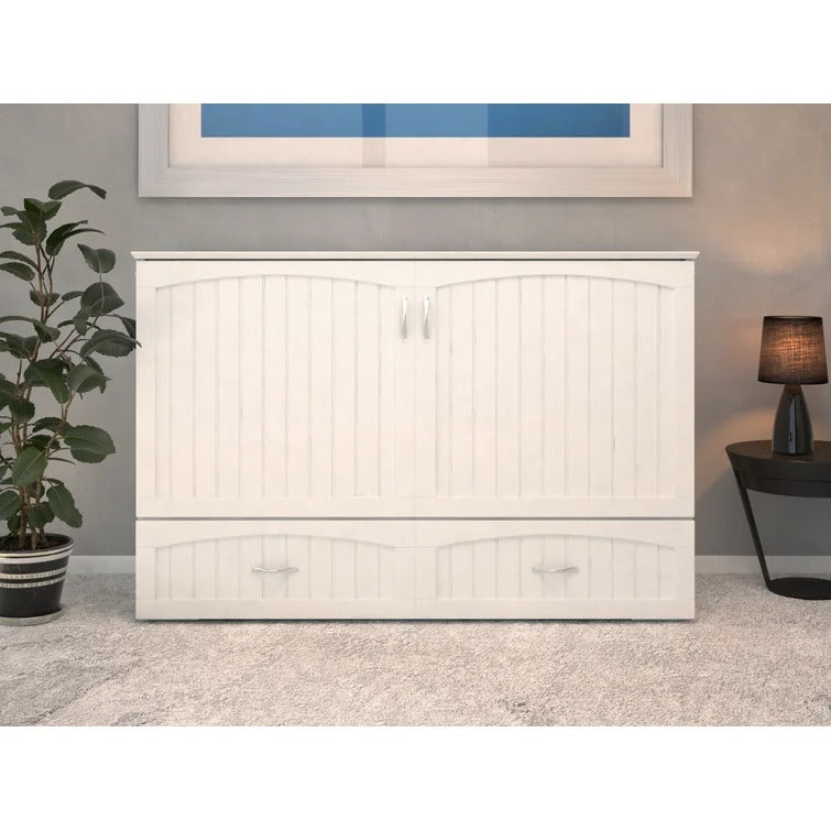 Agusta Solid Wood Storage Murphy Bed