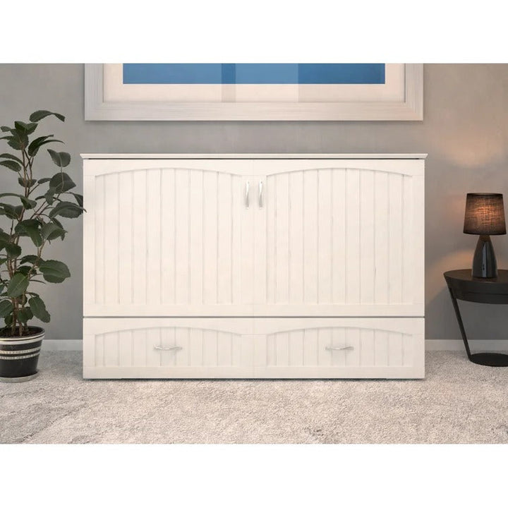 Agusta Solid Wood Storage Murphy Bed