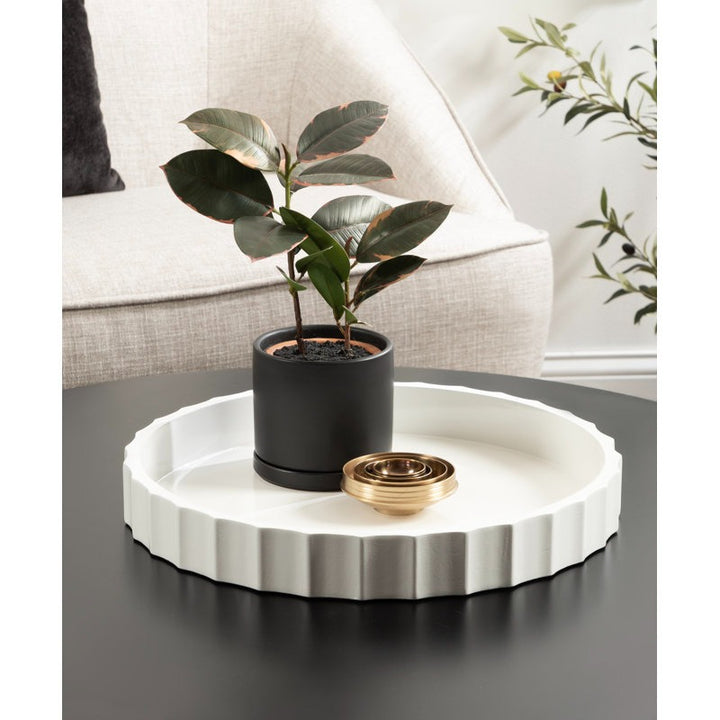 Montara Fluted Round Serving Tray