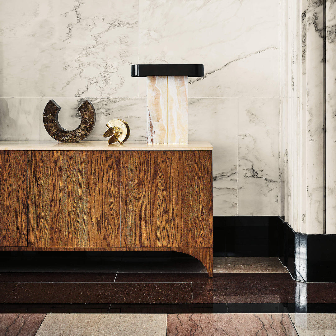 Lastra White Onyx Table Lamp