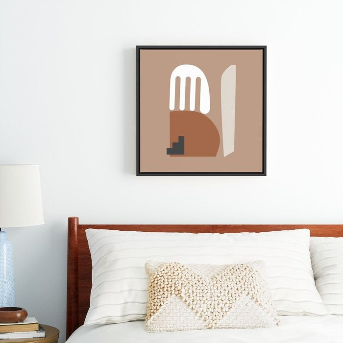 Shape study Stackable Collection Framed Canvas