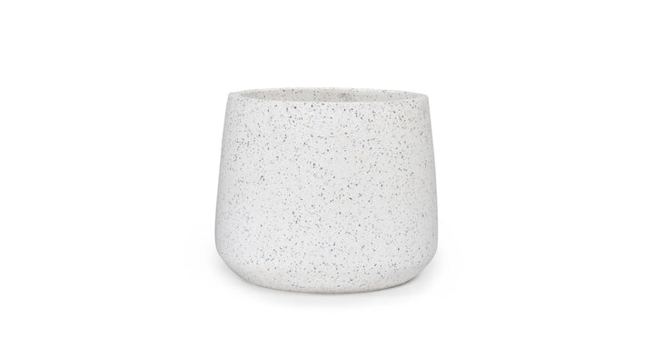 Tuva White Terrazzo Large Planter