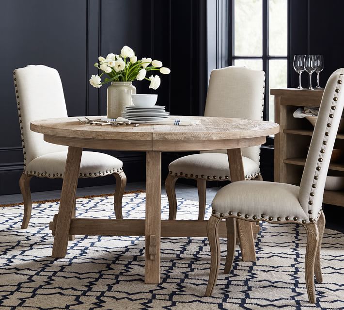 Toscana Round Extending Seadrift Dining Table