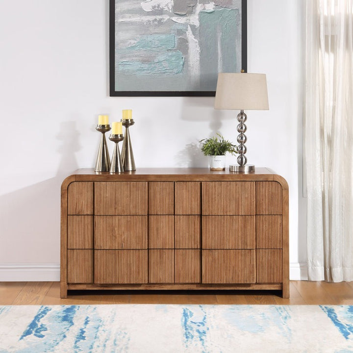 Fluted 6 - Drawer Dresser