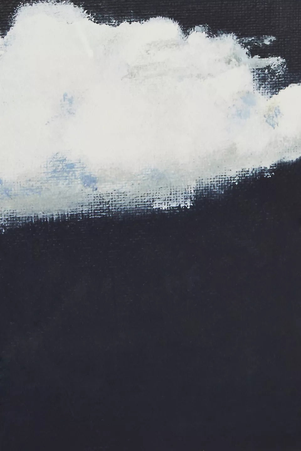 Storm Cloud Wall Art with frame