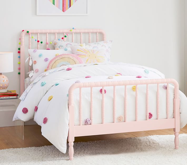 Zoey Pom-Pom Duvet Cover And Shams Twin