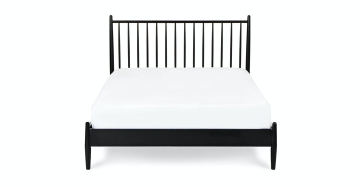 Lenia Black Ash Bed-King