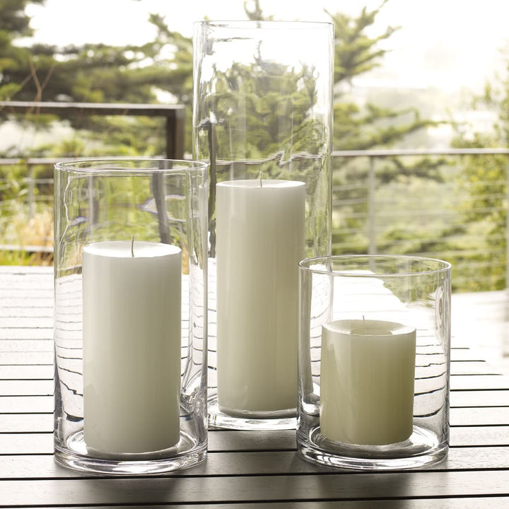 Simple Glass Candleholders