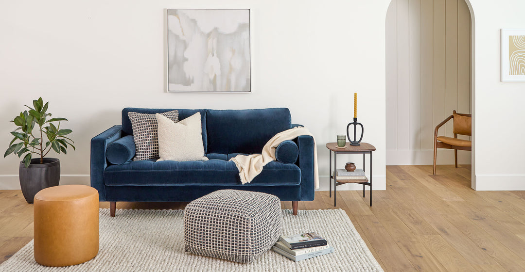 Sven Cascadia Blue Sofa