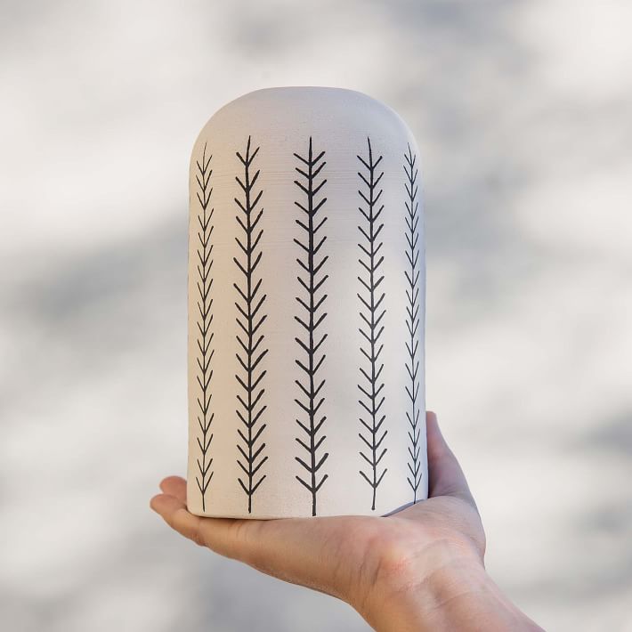 Little Korboose Tall Round Vessel Feather
