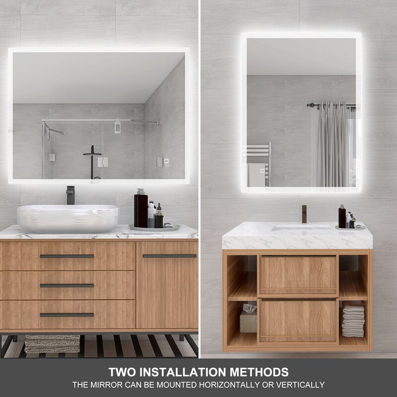 Smart Frameless Led Illuminated Bathroom Mirror
