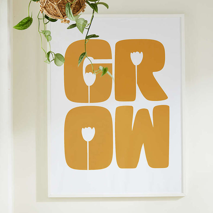 Grow Large Framed Wall Art