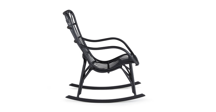 Medan Graphite Rocking Chair