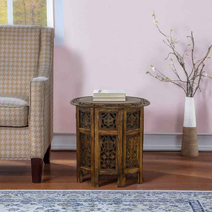 Jolene Solid Wood End Table