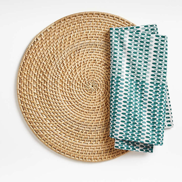 Artesia Natural Round Placemat