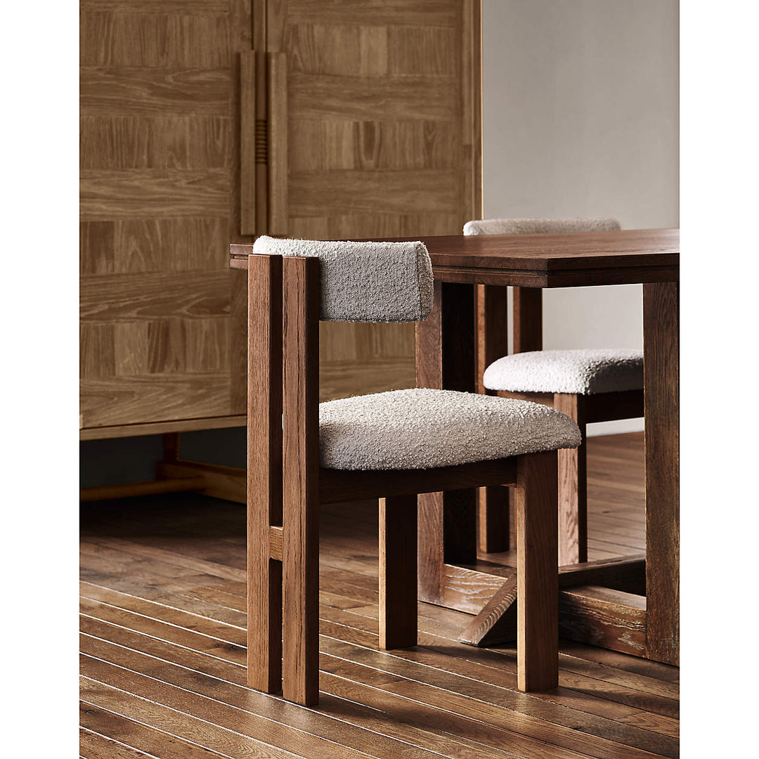 Ceremonie Natural Boucle Dining Chair