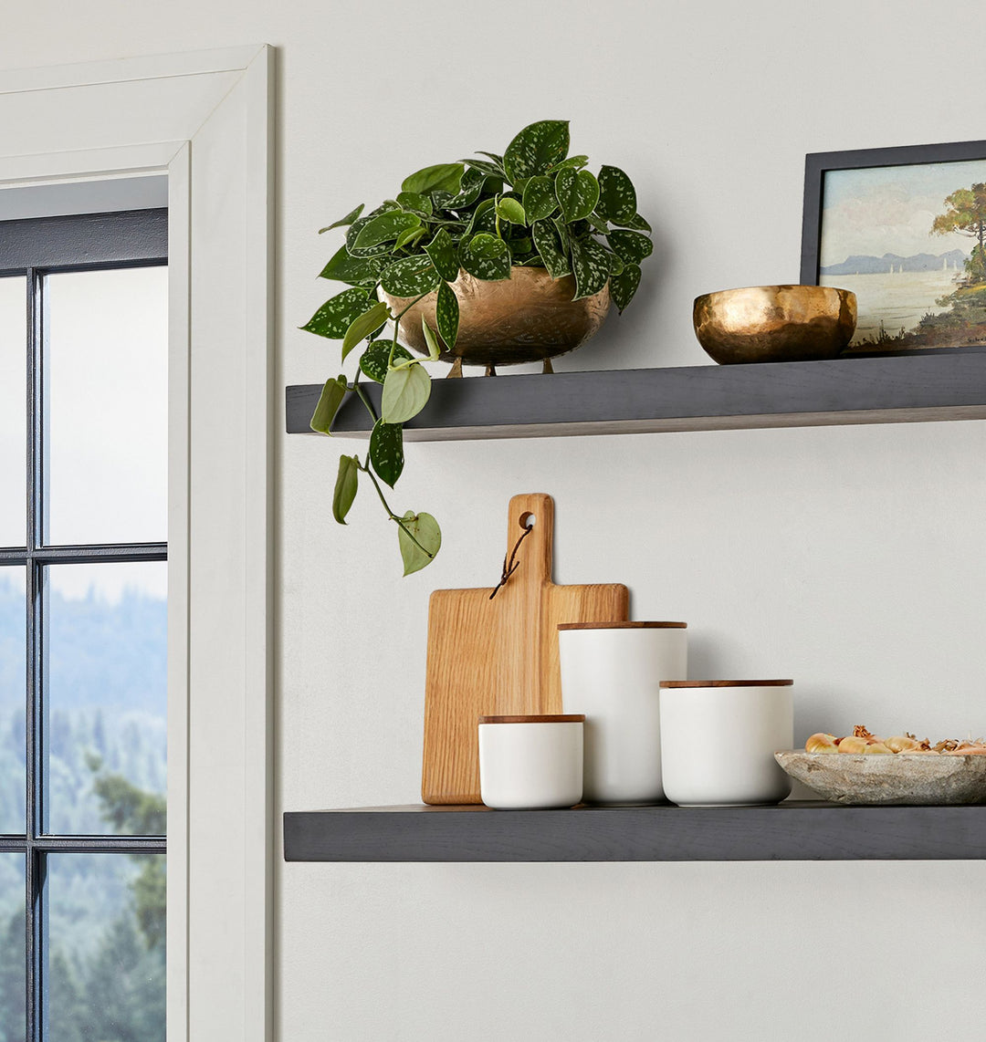 Floating Wood Shelf