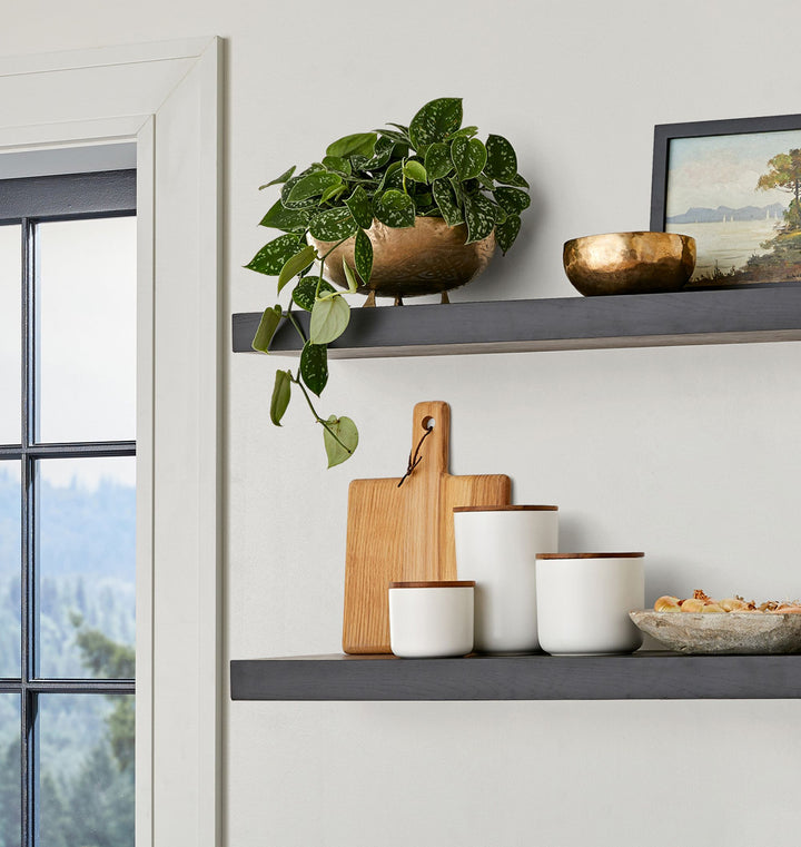 Floating Wood Shelf