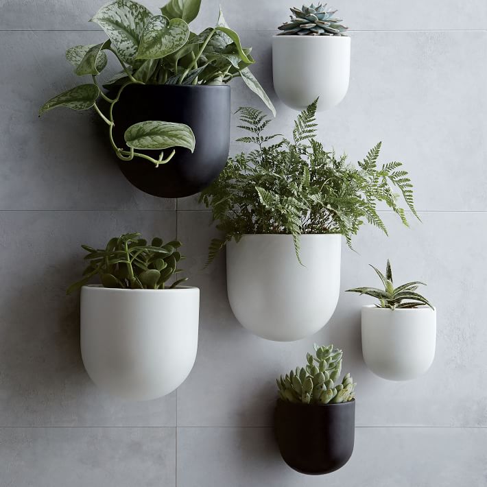 Ceramic Indoor Outdoor Wallscape Planters
