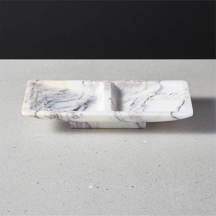 Daily Essential Marble Jewelry Tray