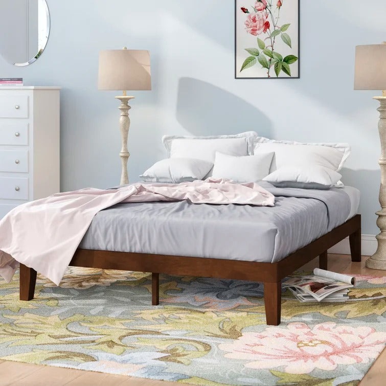 Harlow Full Double Solid Wood Platform Bed