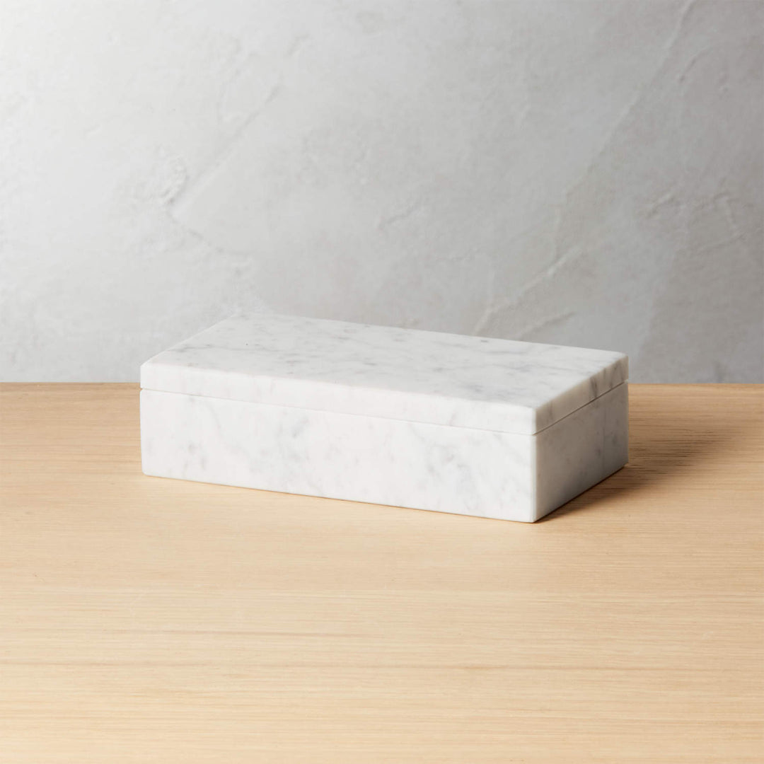 White Marble Box Small