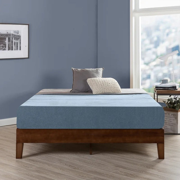Harney Solid Wood Low Profile Platform Bed