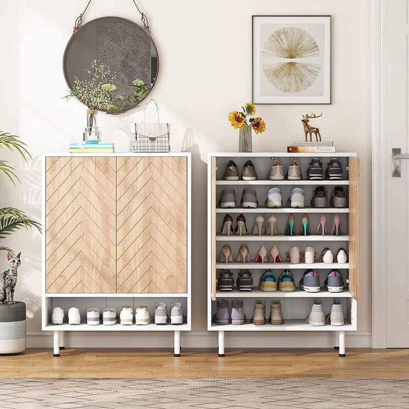 18 Pair Shoe Storage Cabinet