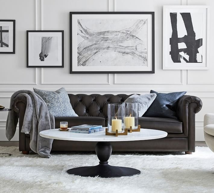 Chesterfield Leather Sofa