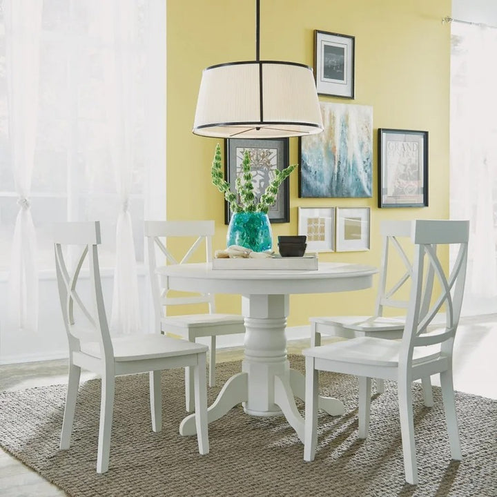 Standridge Solid Wood Pedestal Dining Table