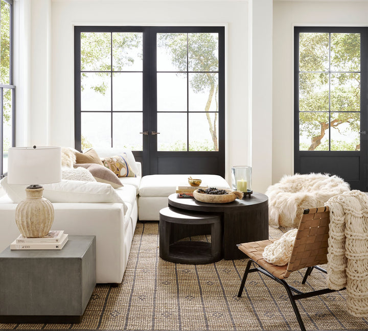 Folsom Round Nesting Coffee Tables Small