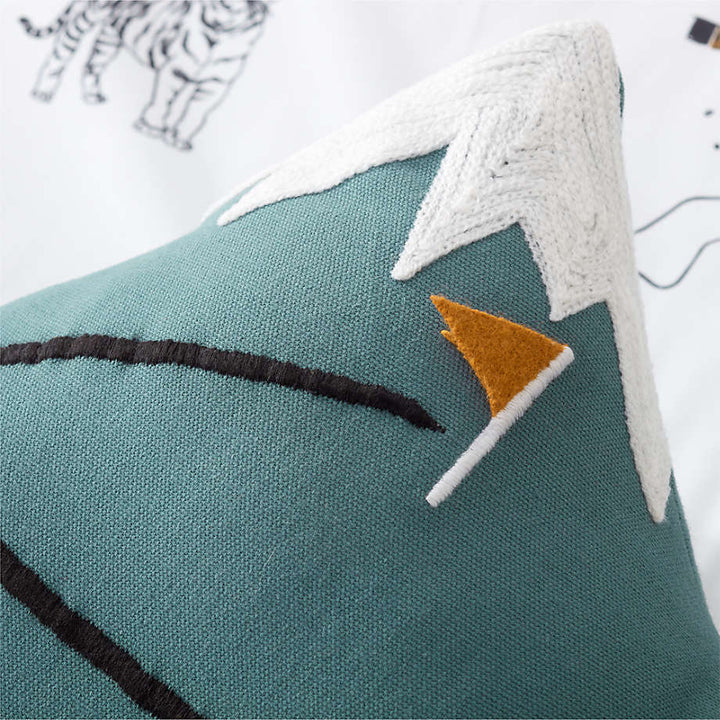 Basecamp Mountain Pillow With Inserts-22"x14"