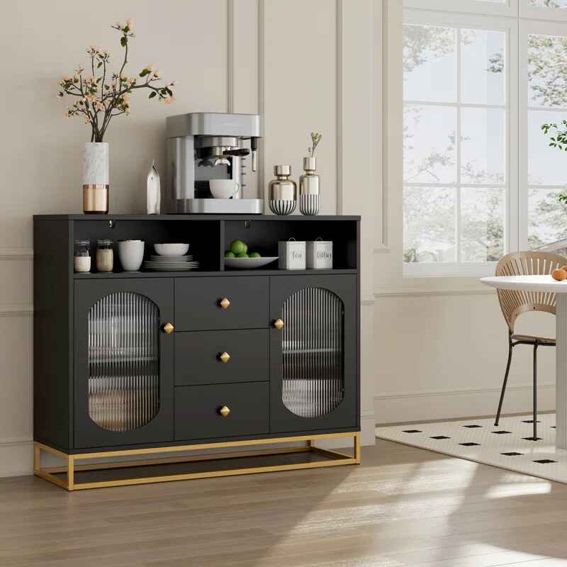 Menifee 2-Door Sideboard With 3 Drawers