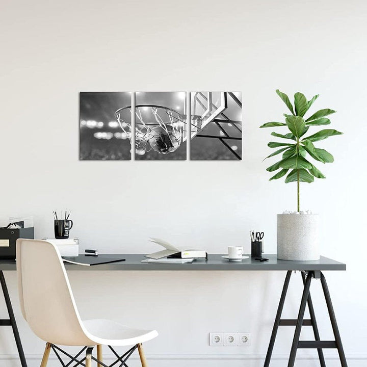Basketball Canvas Print Wall Art