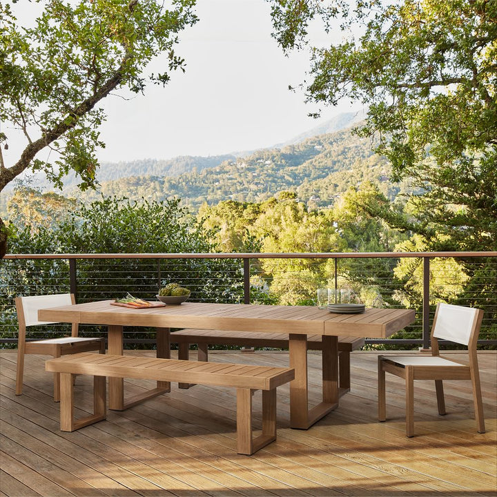 Portside Outdoor Expandable Rectangle Dining Table