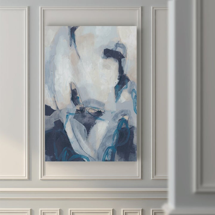 Blue Process Wrapped Canvas Print No Frame-40"x30"