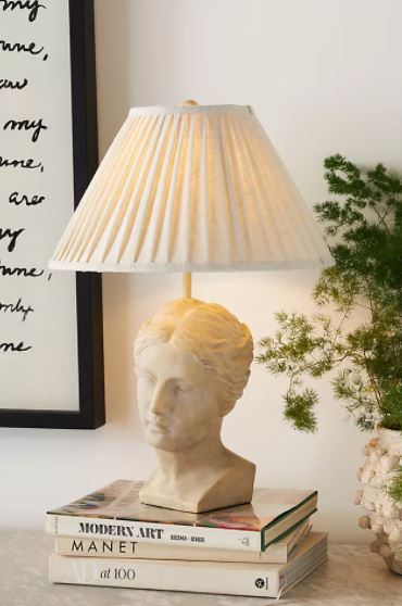 Grecian Bust Table Lamp
