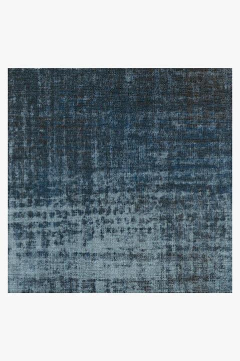 Sudaria Solid Cosmic Blue Rug - Rug + Pad System-5'x7'