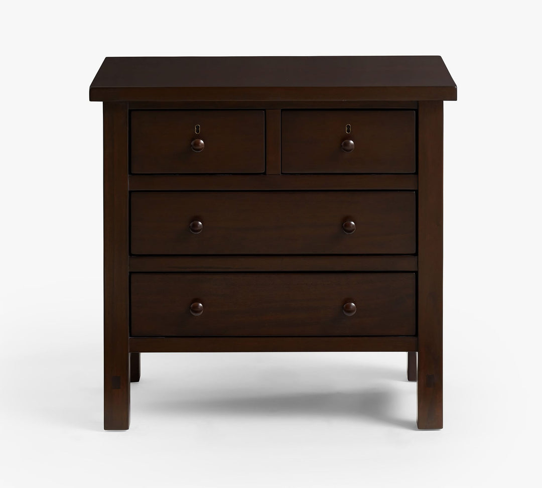 Farmhouse 4-Drawer Nightstand
