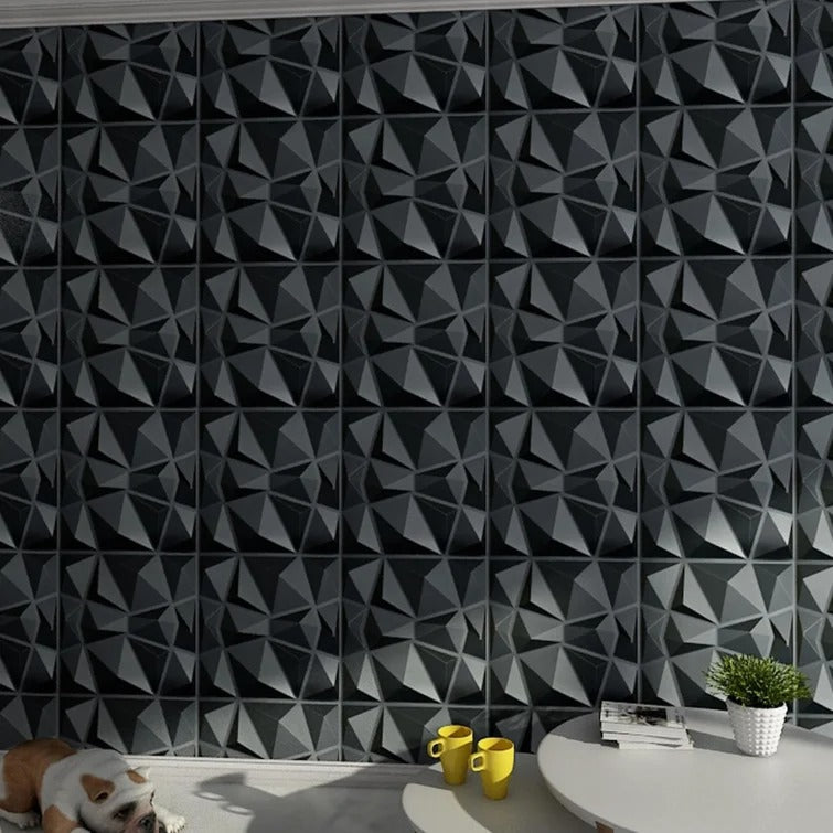 Capewood Vinyl Wall Paneling in Black