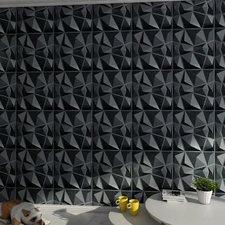 Capewood Vinyl Wall Paneling in Black