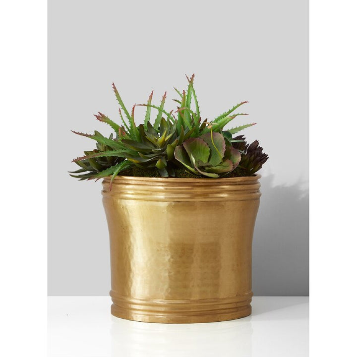 Hatchett Brass Pot Planter