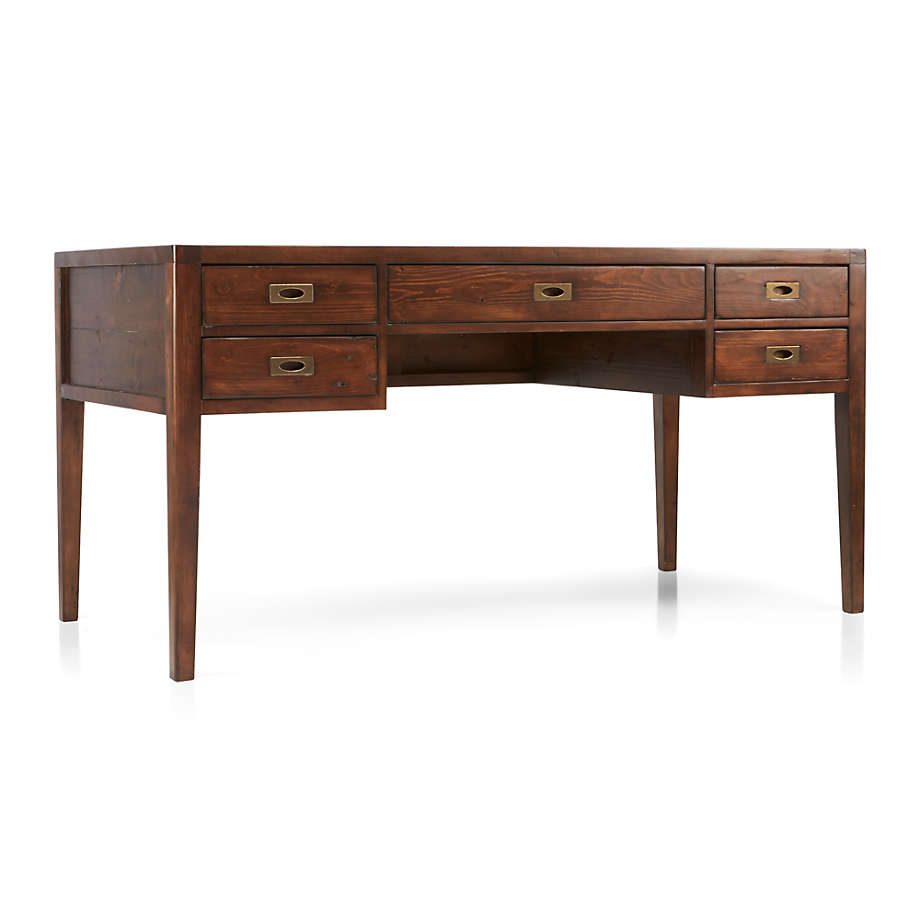 Morris 60" Chocolate Brown Desk