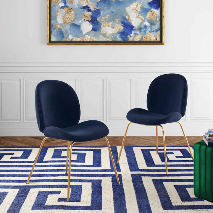 Adalee Velvet Upholstered Side Chair (Set of 2)