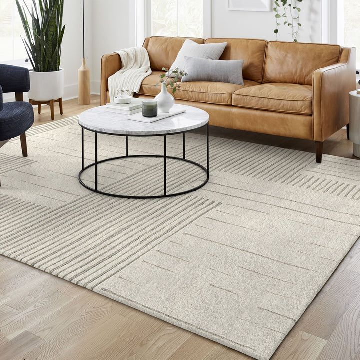 Painted Mixed Stripes Rug 8'x10'