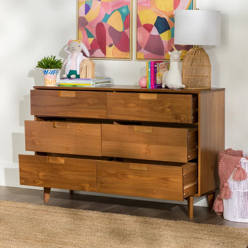 Helmick 6 Drawer 52'' W Double Dresser